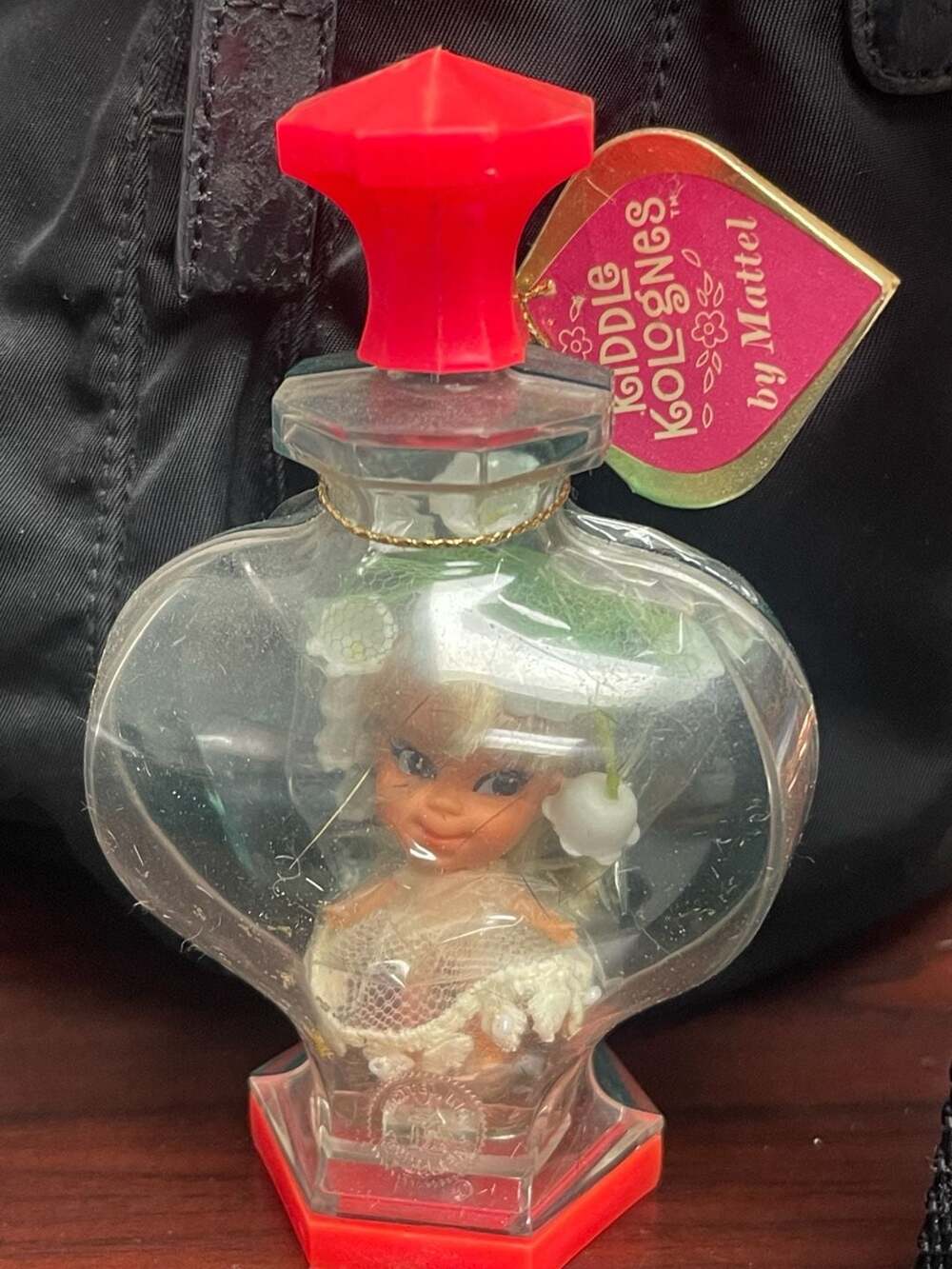 Vintage Mattel Lily Of The Valley Liddle Kiddle Kologne Doll In Perfume Bottle W